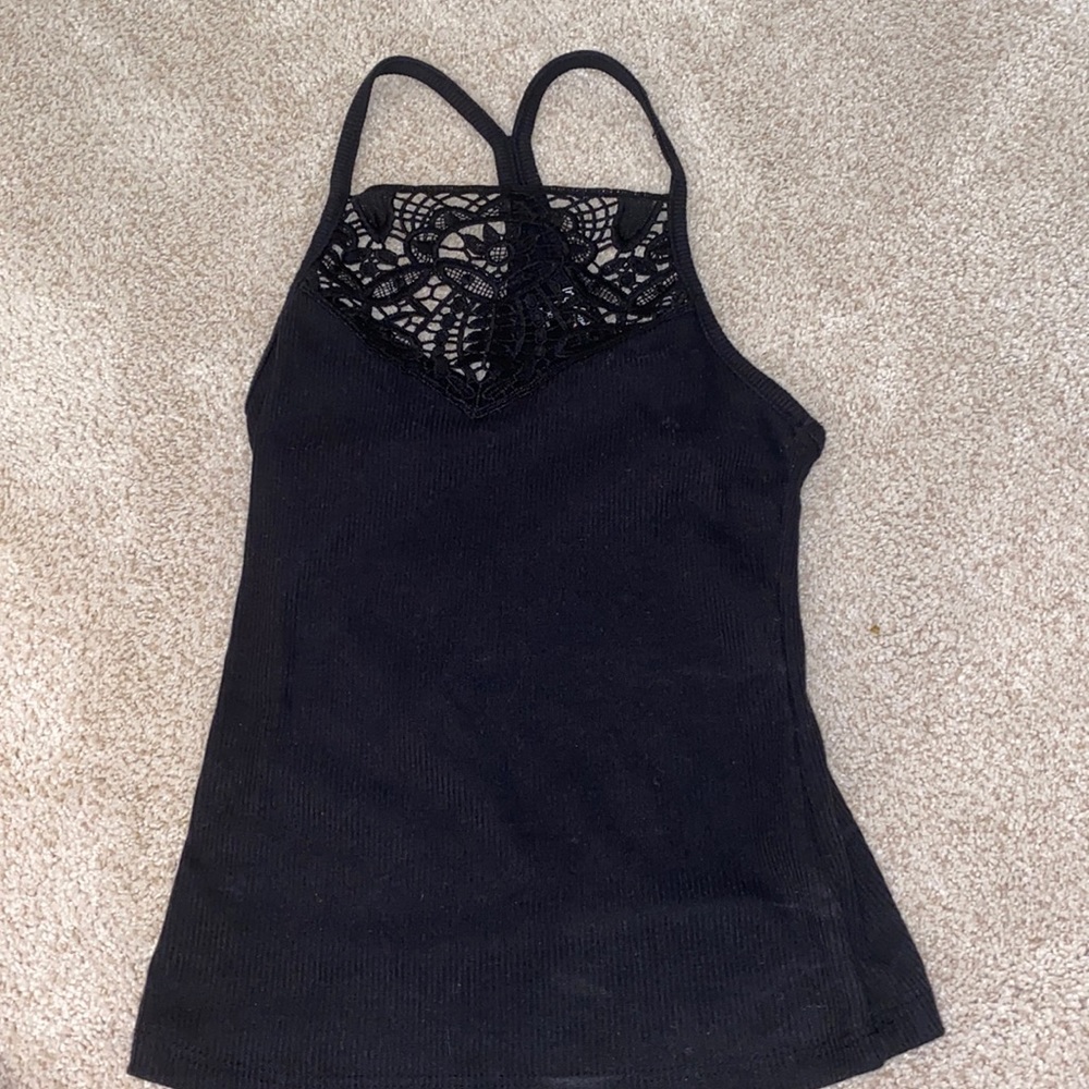 Black tang top